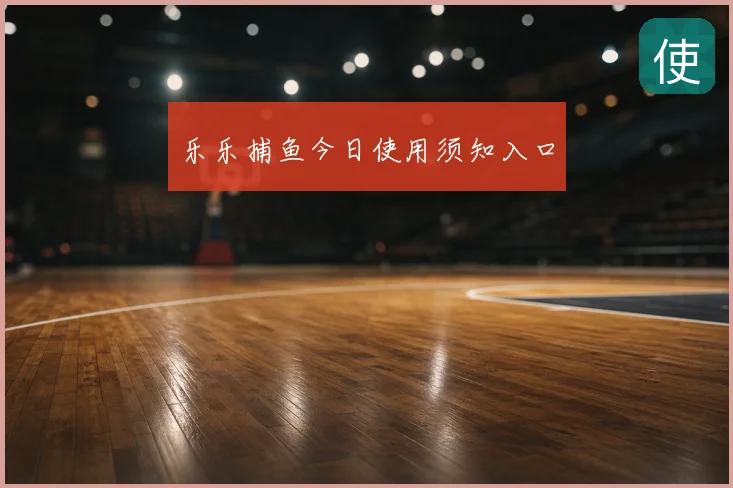 乐乐捕鱼今日使用须知入口